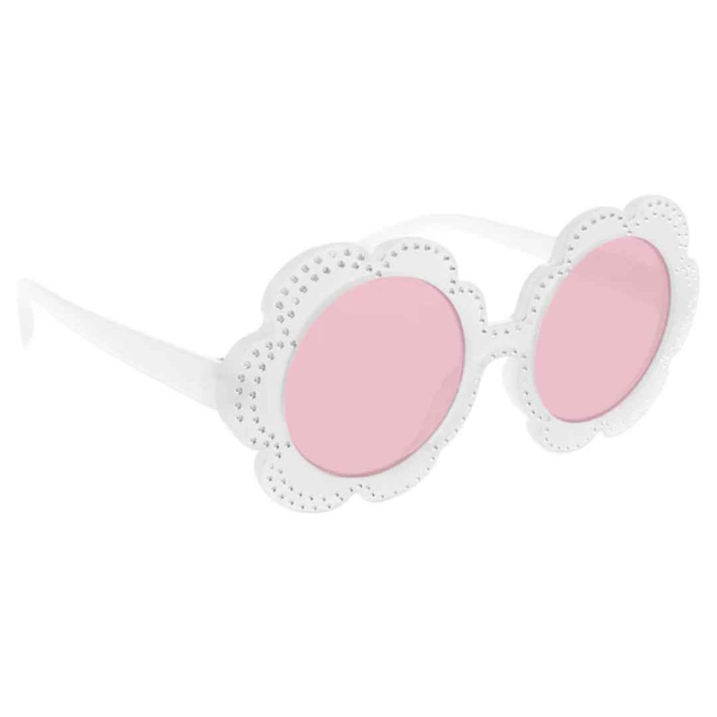 Sunglasses White Flower