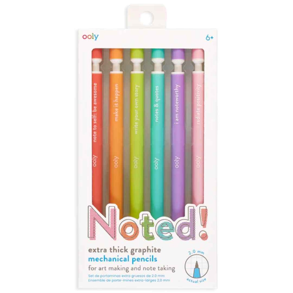 Noted! Graphite Mechanical Pencils 6pk