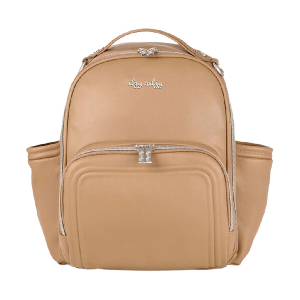 Itzy Ritzy  Mini Plus Diaper Bag Chai Latte