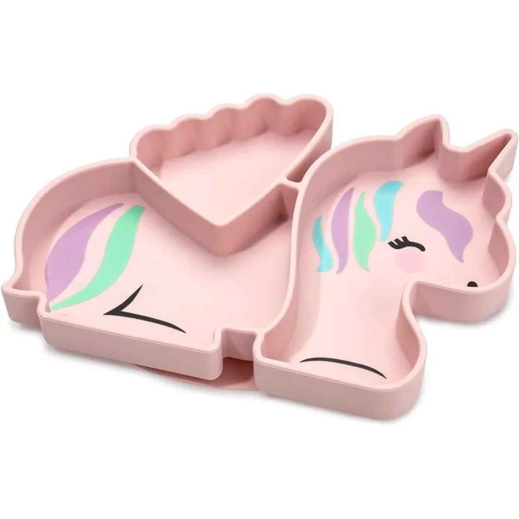 Melii Luxe Silicone Suction Plate Unicorn
