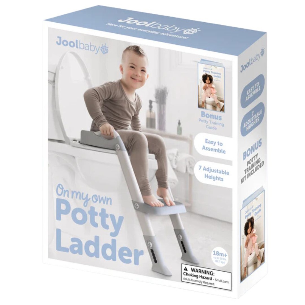 Jool Baby Potty Ladder Gray