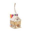 DIY Gingerbread House Ornament Kit