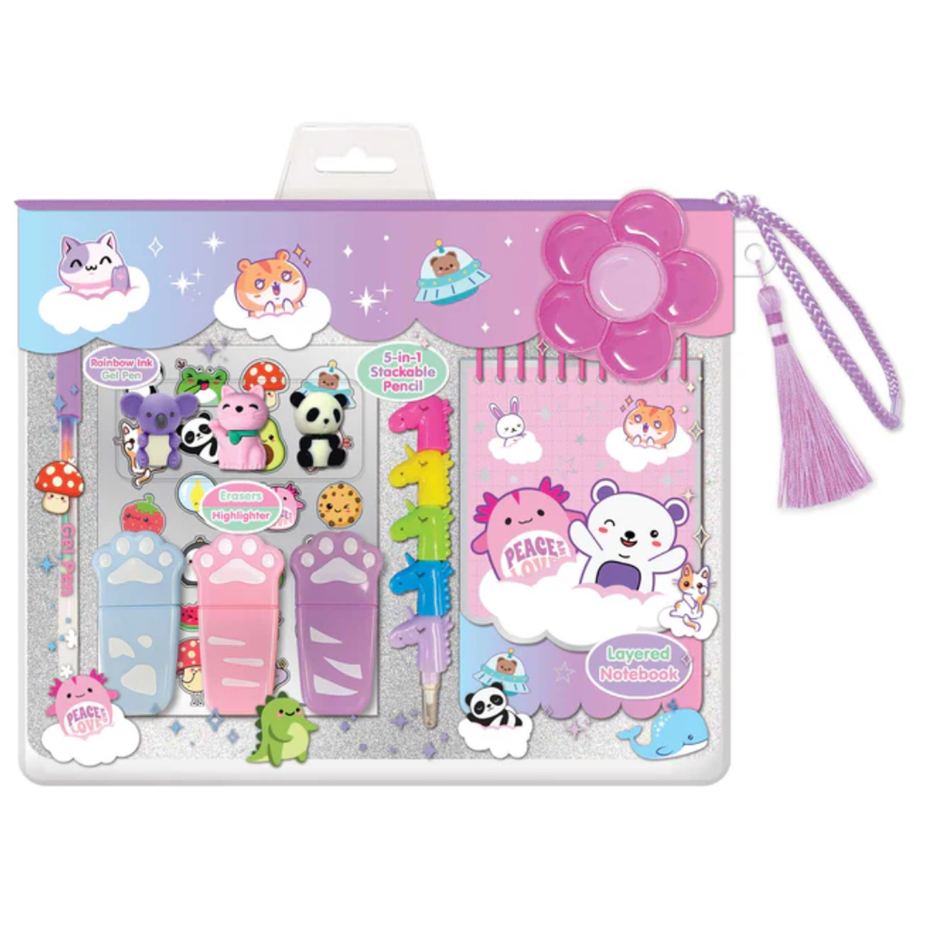 Sweet Coloring Stationery Set Critters