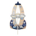 Space Rocket Wooden Toy