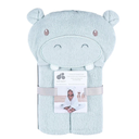 Just Born Character Towel Blue Hippo