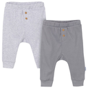 Gerber Pants Grey Moon 0-3M 2pk