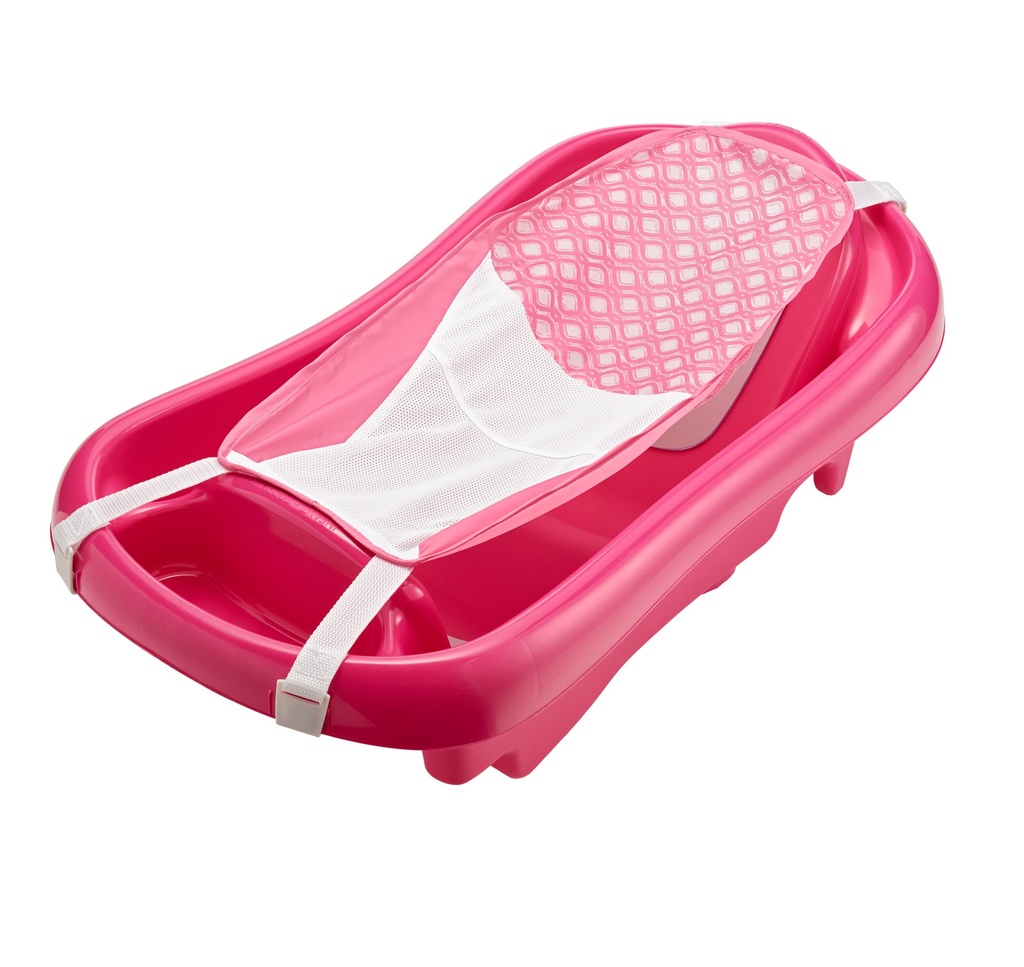 Infant To Toddler Tub with Sling Pink