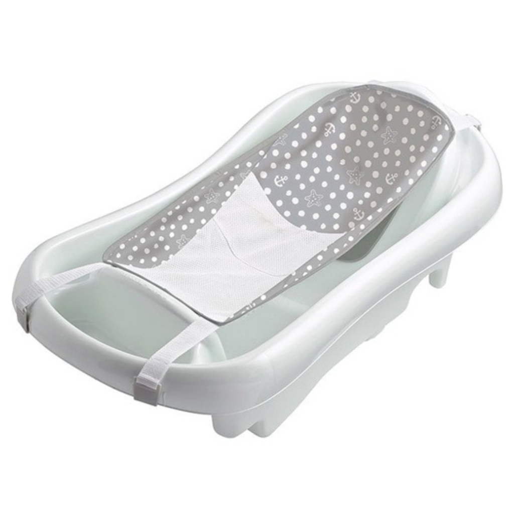 Infant To Toddler Tub with Sling White