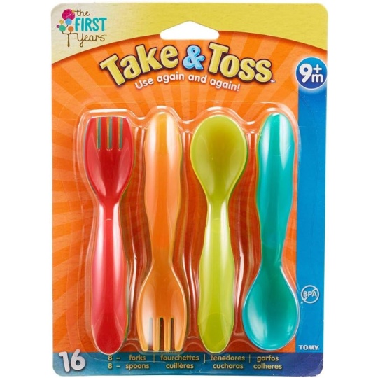 Take & Toss Toddler Flatware