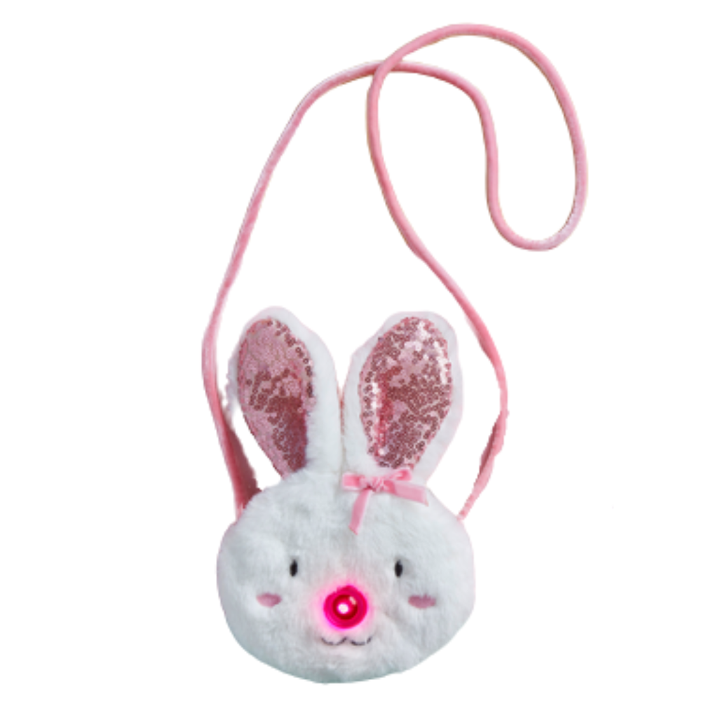 Light Up Bunny Purse White