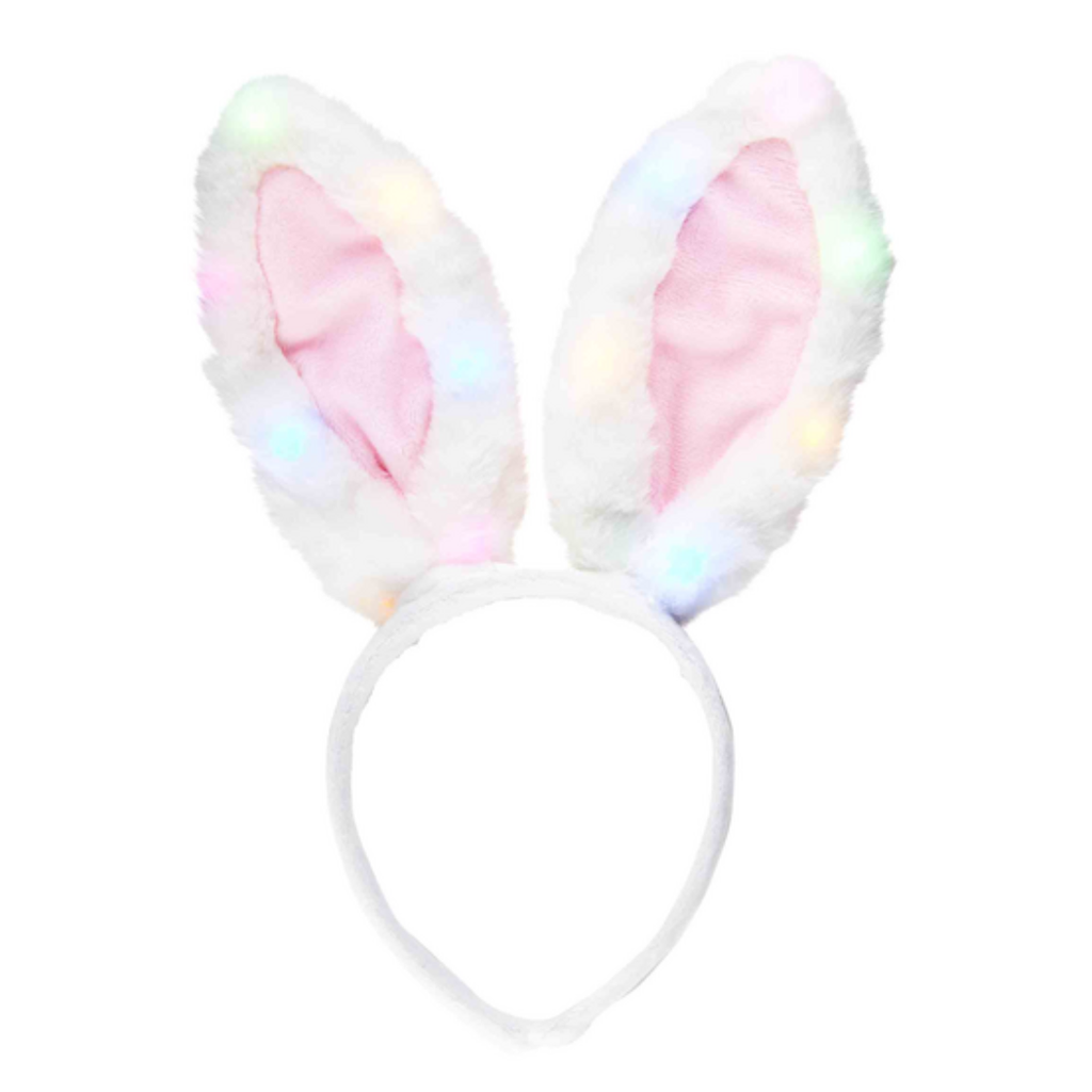 Light Up Bunny Headband Pink