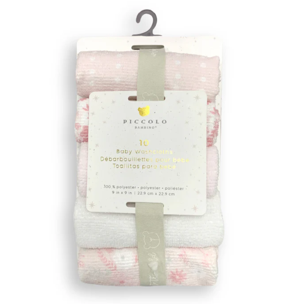 Washcloth Giftset Pink 10pk