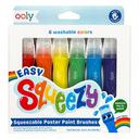 Easy Squeezy Poster Paint Brushes 6pc
