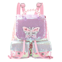 Butterfly Sequins Mini Flap Backpack