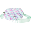 Quilted Scrunchies Printed Mini Crossbody Bag Aqua