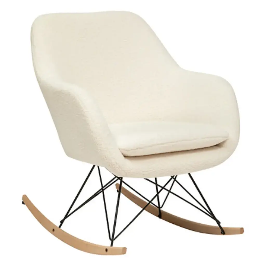 Olmeto Rocking Chair White