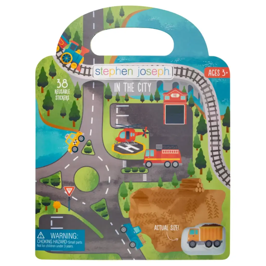 Reusable Sticker Book City
