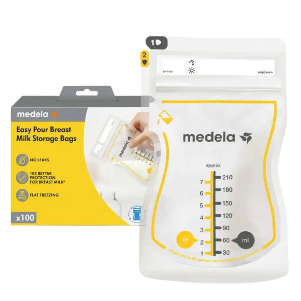 Medela Easy Pour Breastmilk Storage Bags 100ct