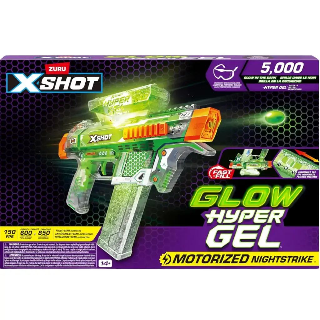 XShot Hyper Gel Series Glow In The Dark