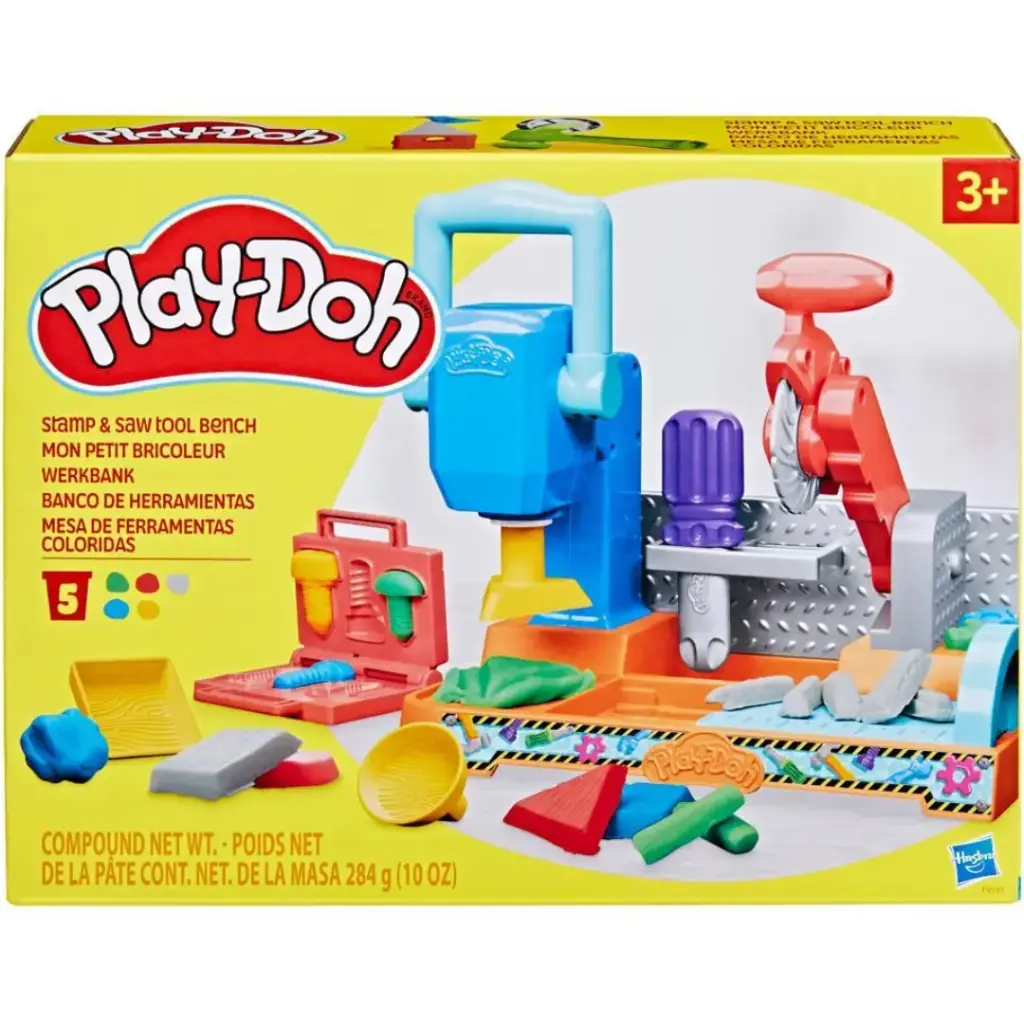 Play Doh Stamp & Saw Tool Bench