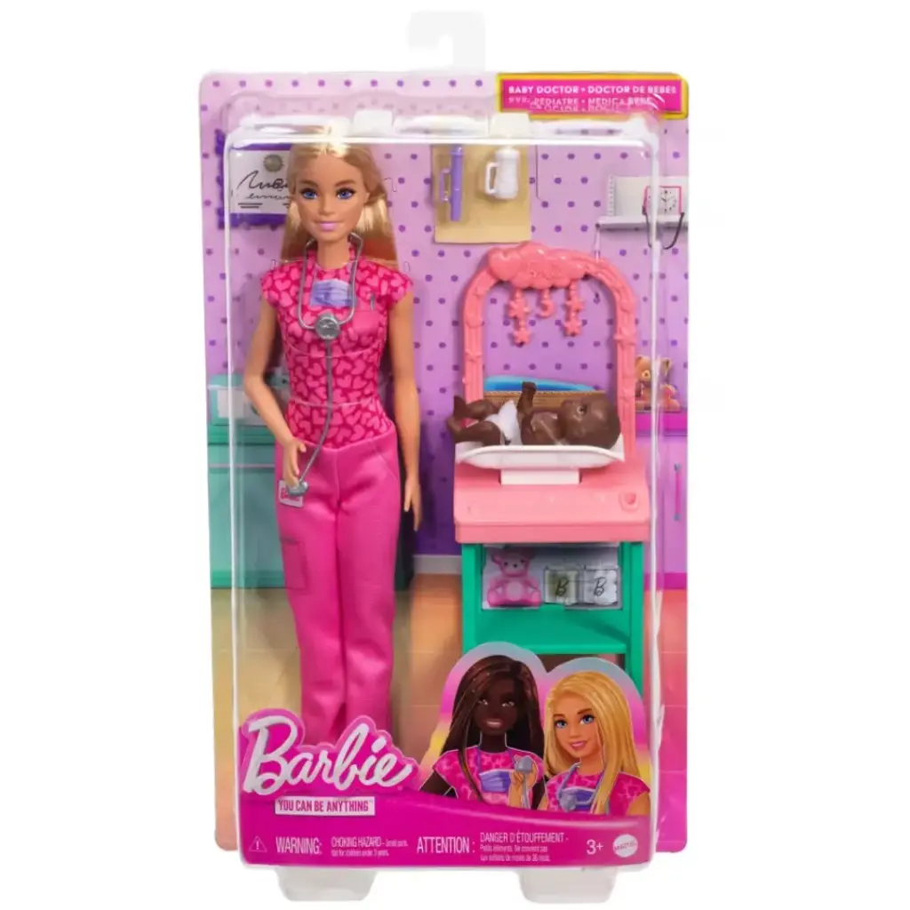 Barbie Baby Doctor Doll Blonde