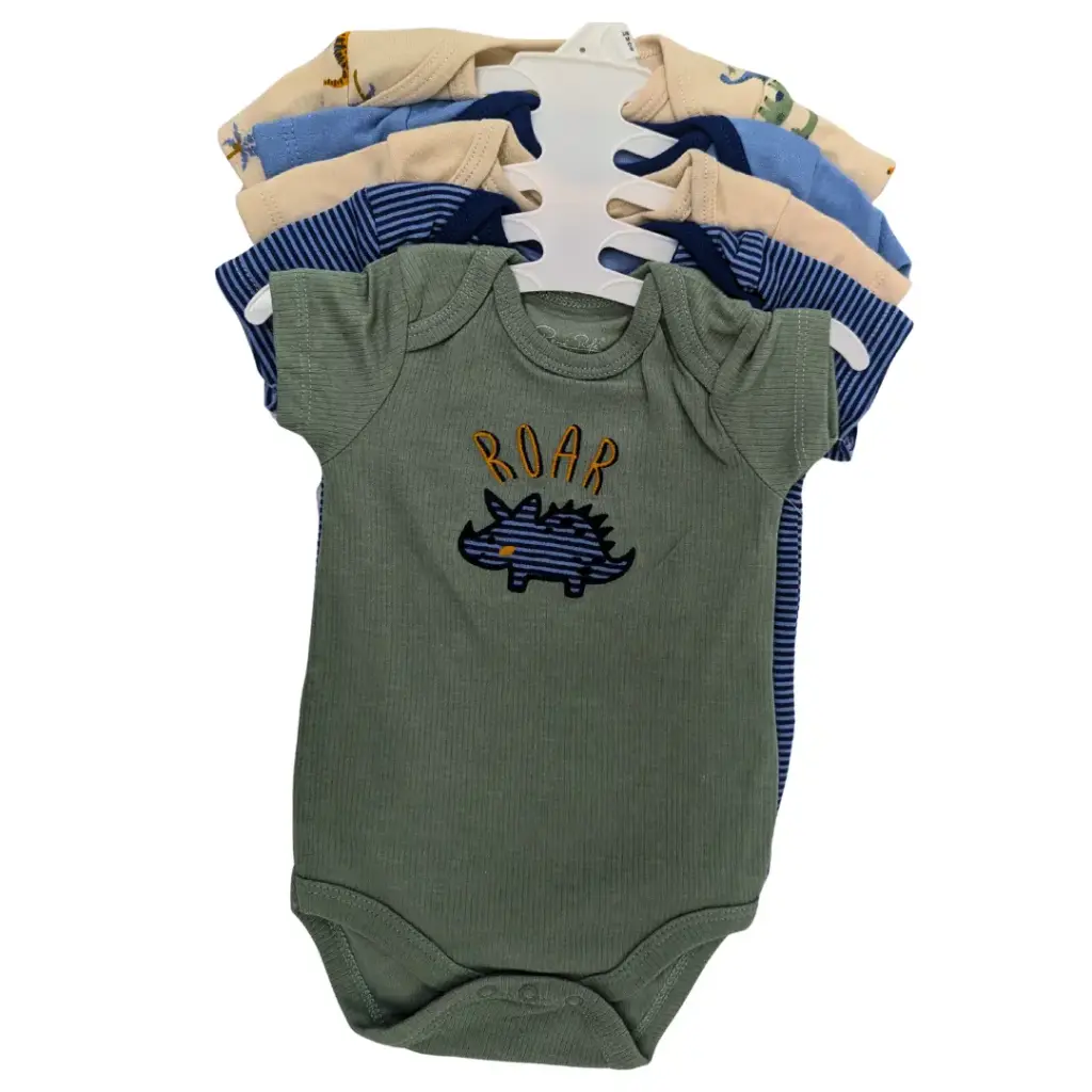 Dino Bodysuits 5pk