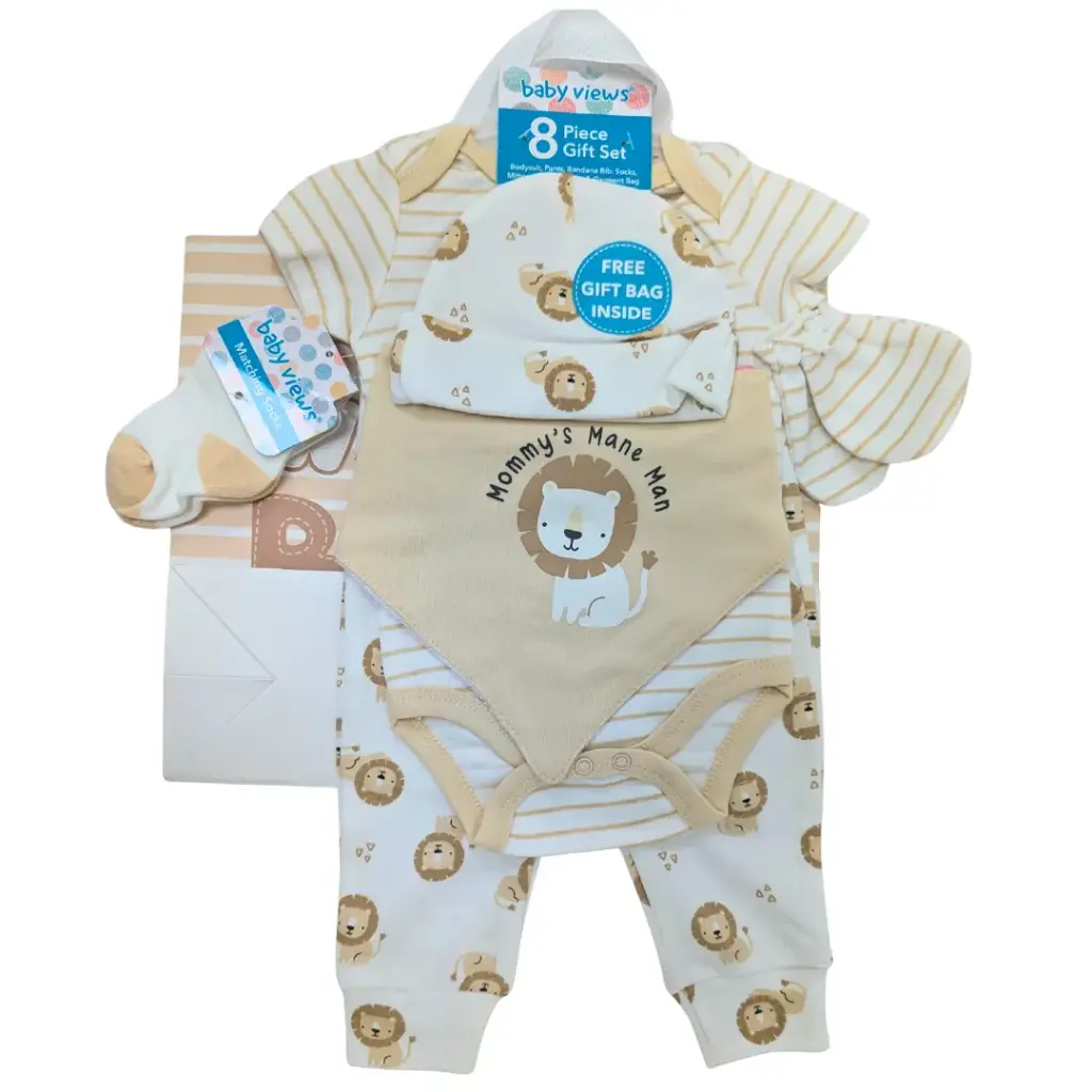 Hanging Gift Set 8pc Lion