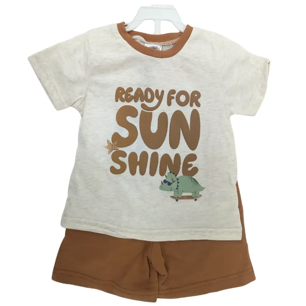Tank & Short Toddler Set 3pc Ready for Sun