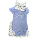 Bodysuit & Short 3pc Bluebell Dreams