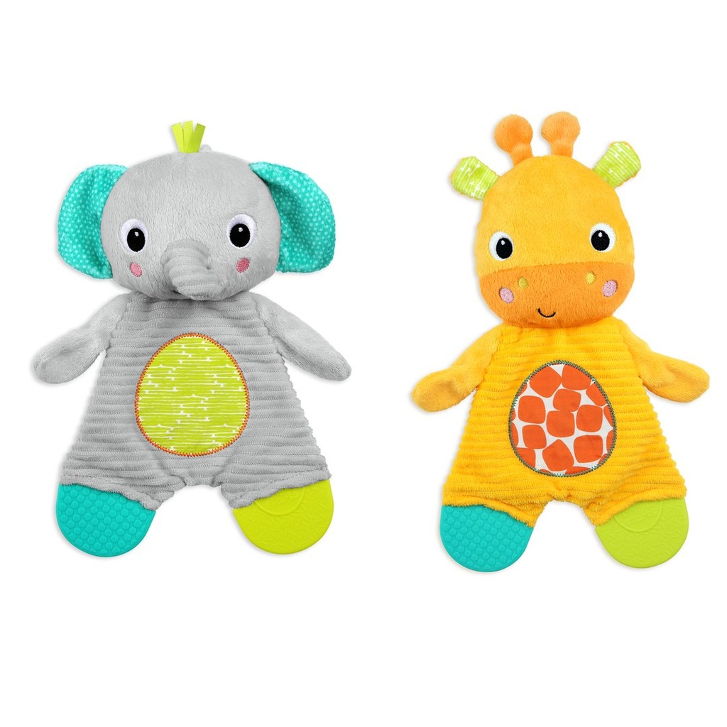 Snuggles & Teethe Plush Teether Toy Assorted