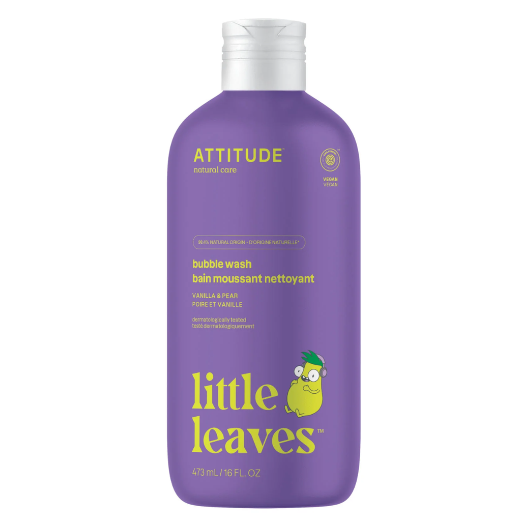 Attitude Little Leaves Bubble Bath Vanilla & Pear 16oz