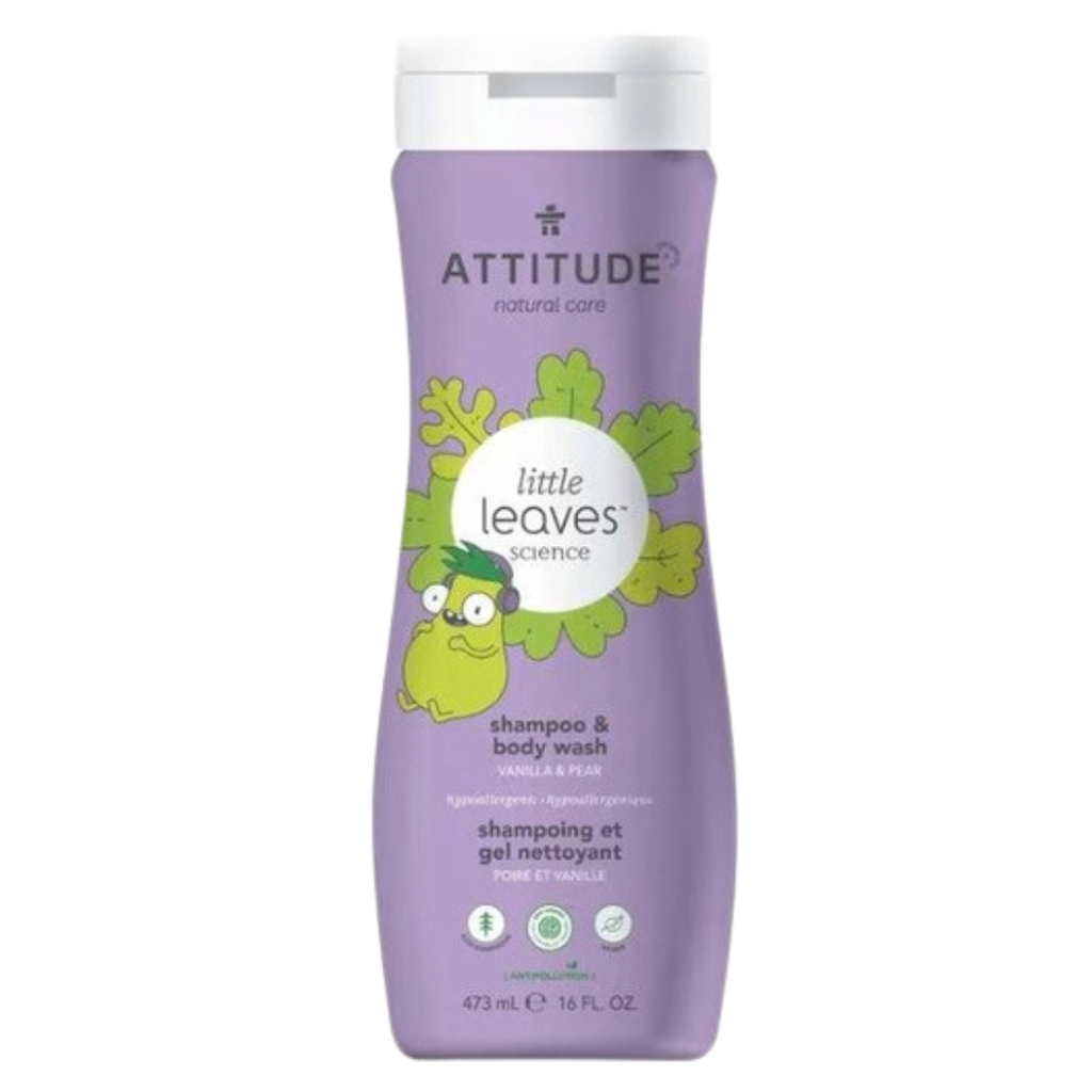 Attitude Little Leaves 2-in-1 Shampoo Vanilla & Pear 16 oz