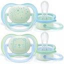 Avent Ultra Air Night Pacifier 0-6M Blue