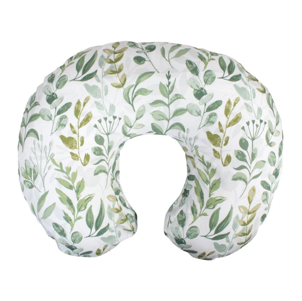Boppy Pillow with Cover Green Foliage