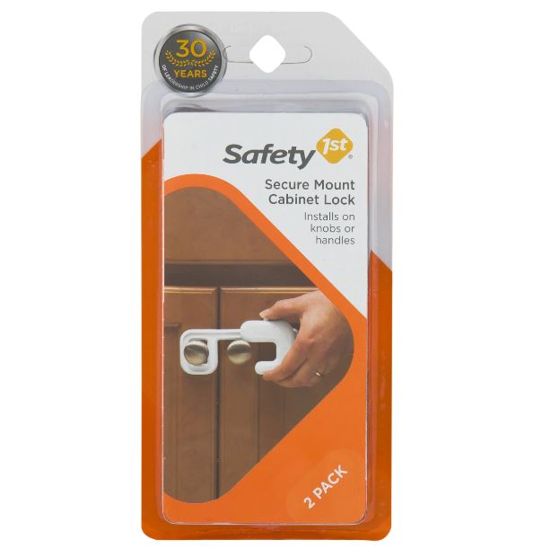 Safety 1st Secure mount Cabinet Lock - 2pk