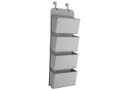 4 Pocket Hanging Organizer Grey