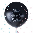 Gender Reveal Little Sister or Little Brother Balloon