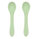 Stage One Silicone Spoon Set Mint