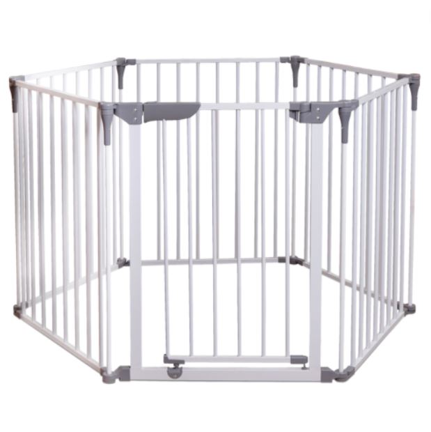 Royale Converta 3-in-1 Adjusta-Gate Playard White