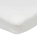 Gerber White Fitted Crib Sheet