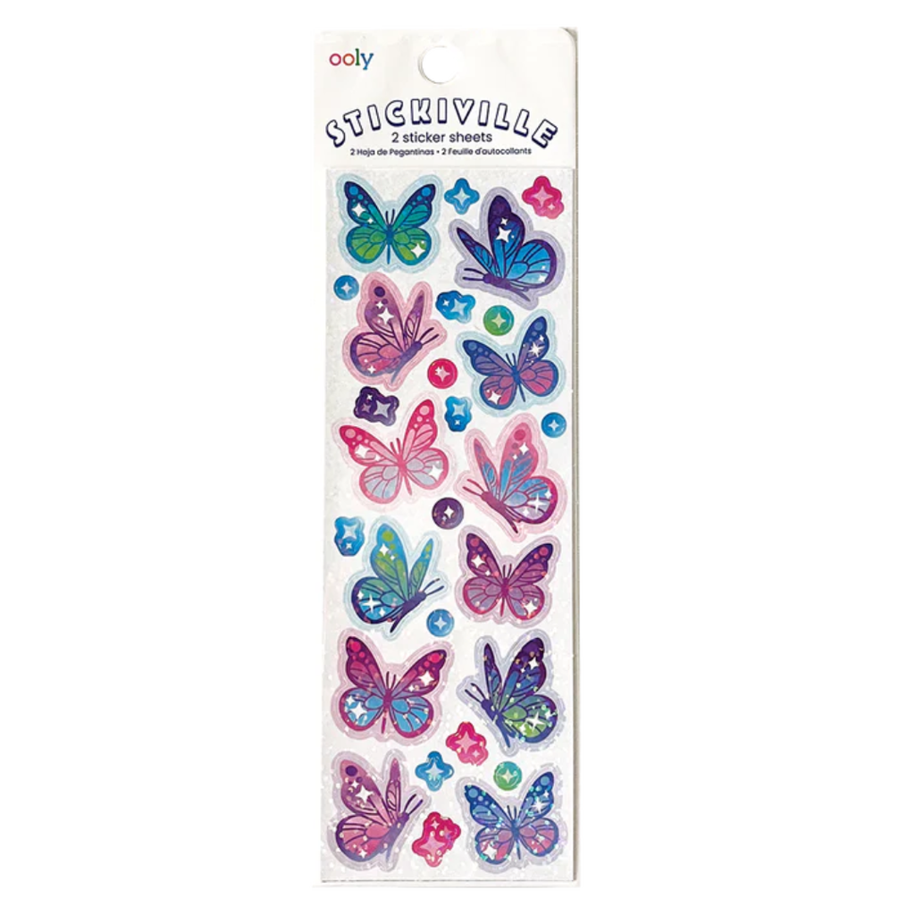 Stickiville Stickers - Glittery Butterflies
