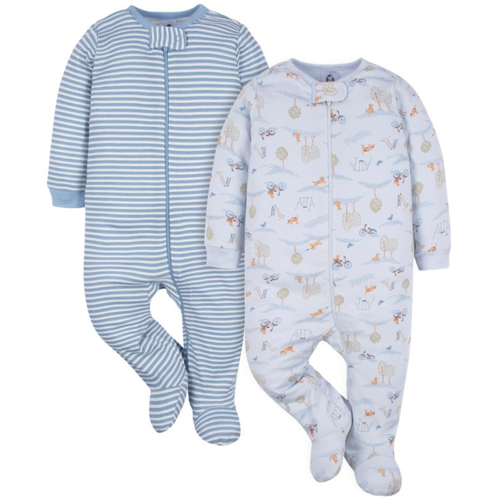 Gerber Sleeper Puppy NB 2pk