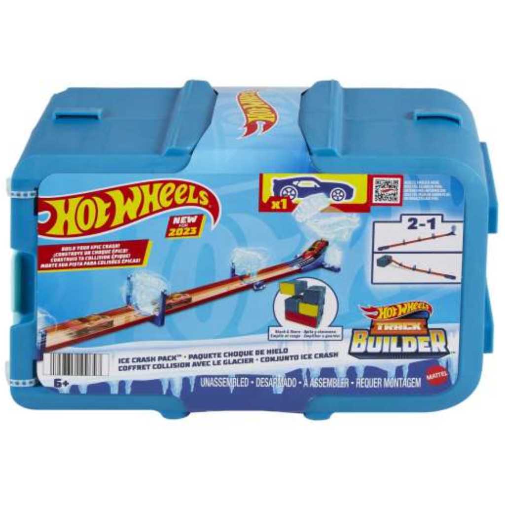 Hot Wheels Track Builder Ice Crash Pack
