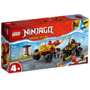 Lego Ninjago Kai and Ras's Car and Bike Batte