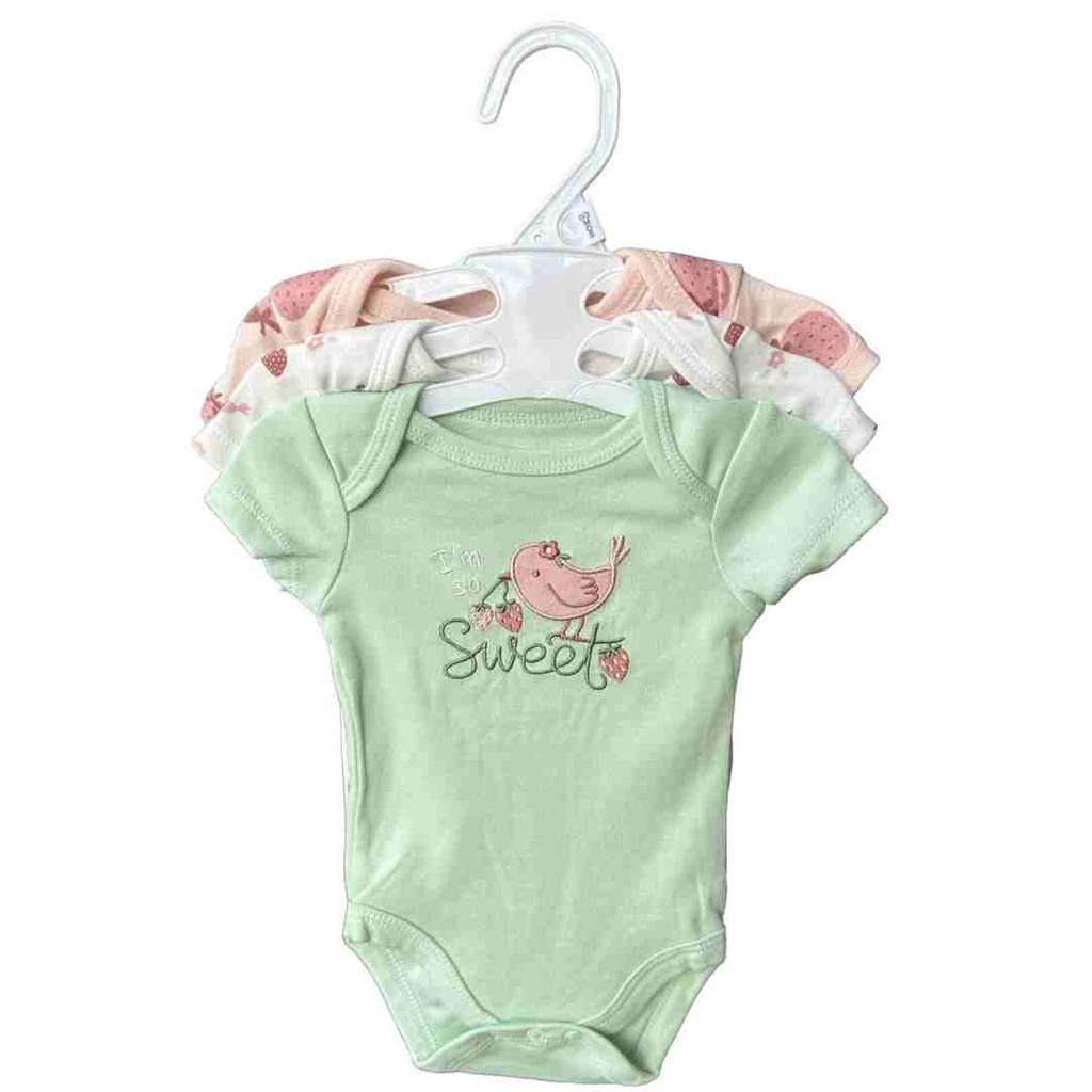 I'm So Sweet Bodysuits 3pk