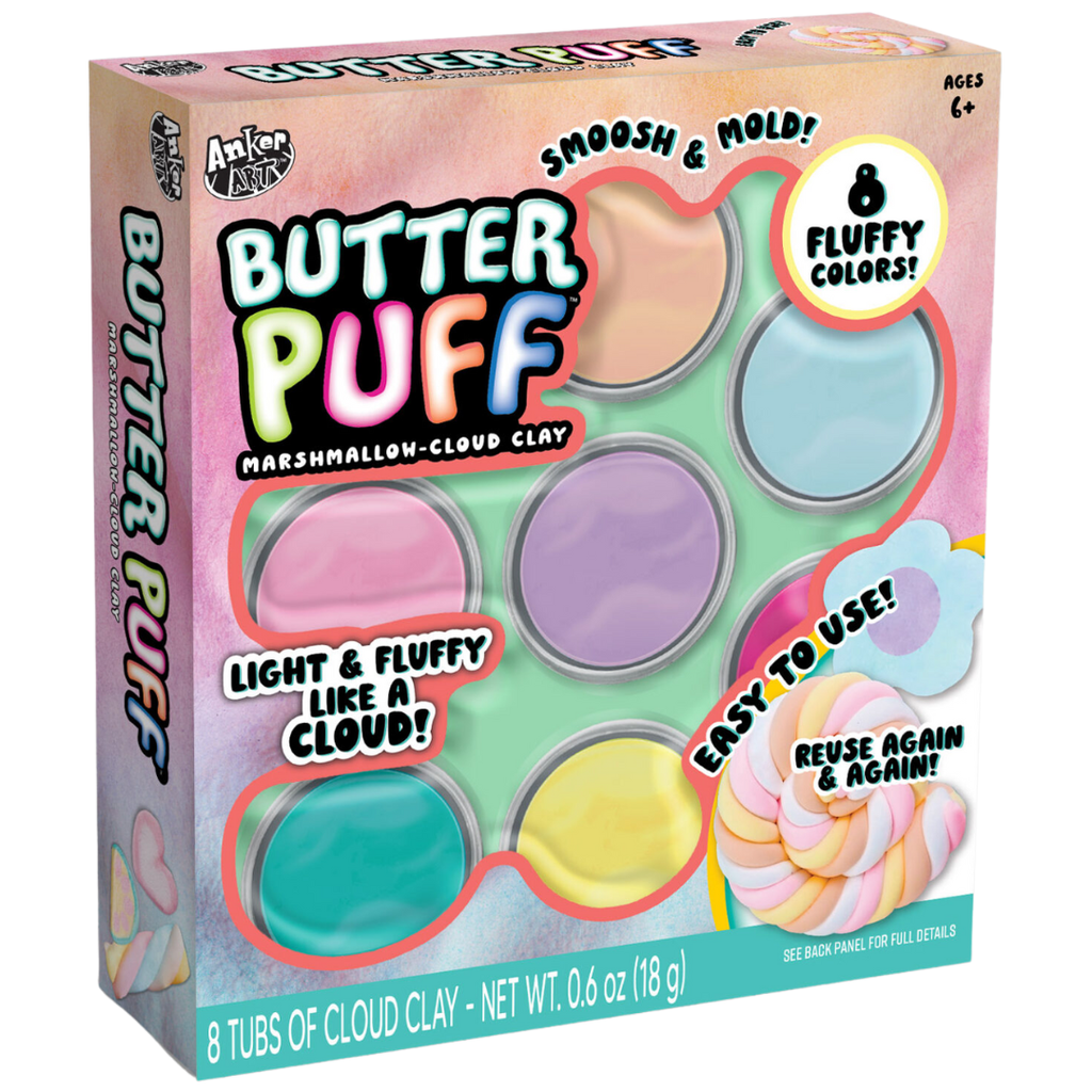 Butter Puff Marshmallow Cloud Clay 8pc Kit