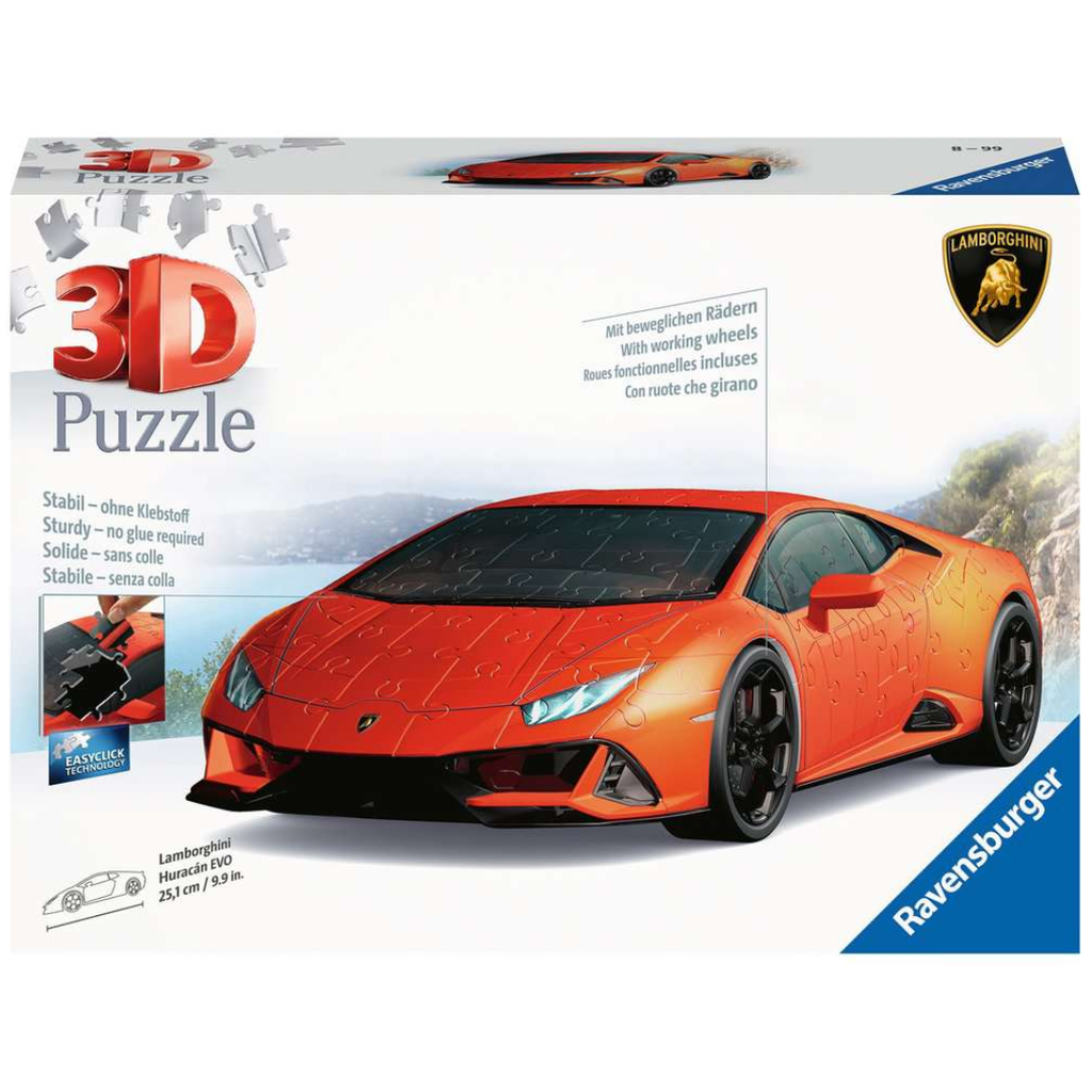 Lamborghini Huracan EVO 3D 108 pc Puzzle