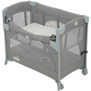 Joie Kubbie Sleep Bedside Crib & Travel Cot - Foggy Grey