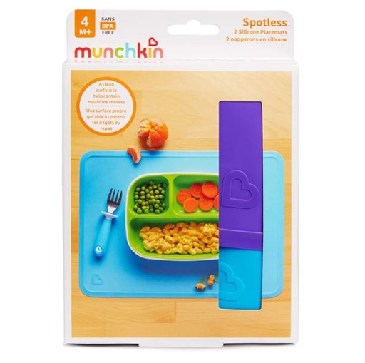 [169087-BB] Munchkin Spotless Silicone Placemats 2pk