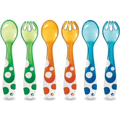 [133820-BB] Munchkin Multi Forks and Spoons 6Pk